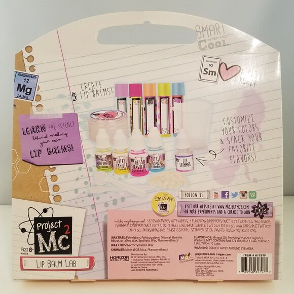Project Mc2 Lip Balm Lab | Create Your Own Lip Balms & Glosses | DIY Lab Kit Set - Picture 2 of 3